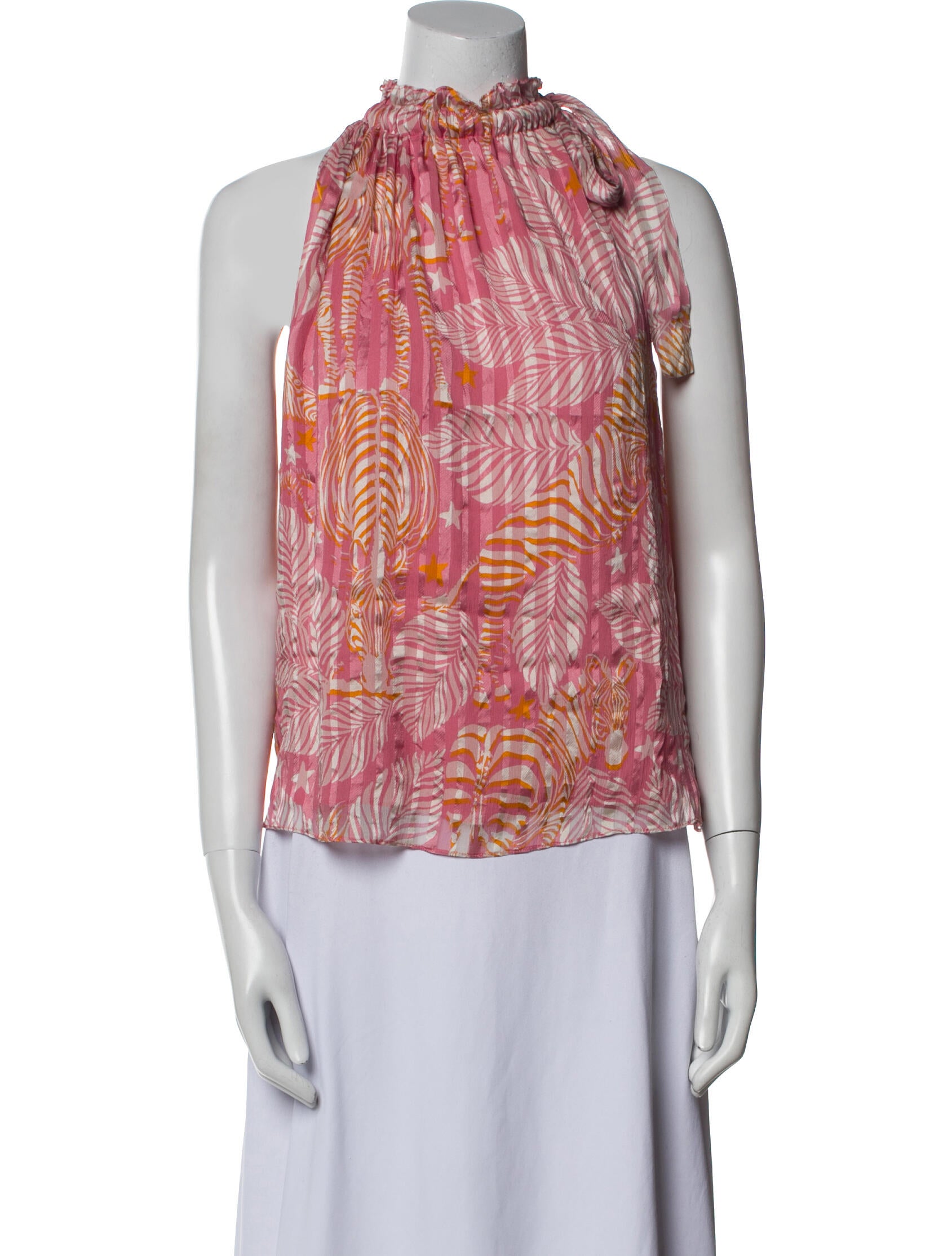 Ramy Brook Silk Printed Blouse