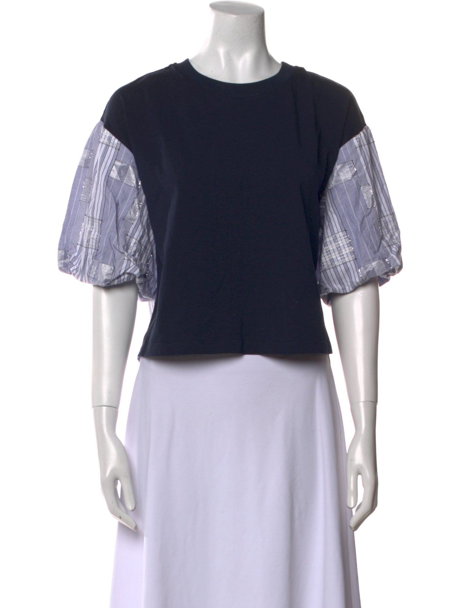 Ramy Brook Crew Neck Short Sleeve Crop Top w/ Tags