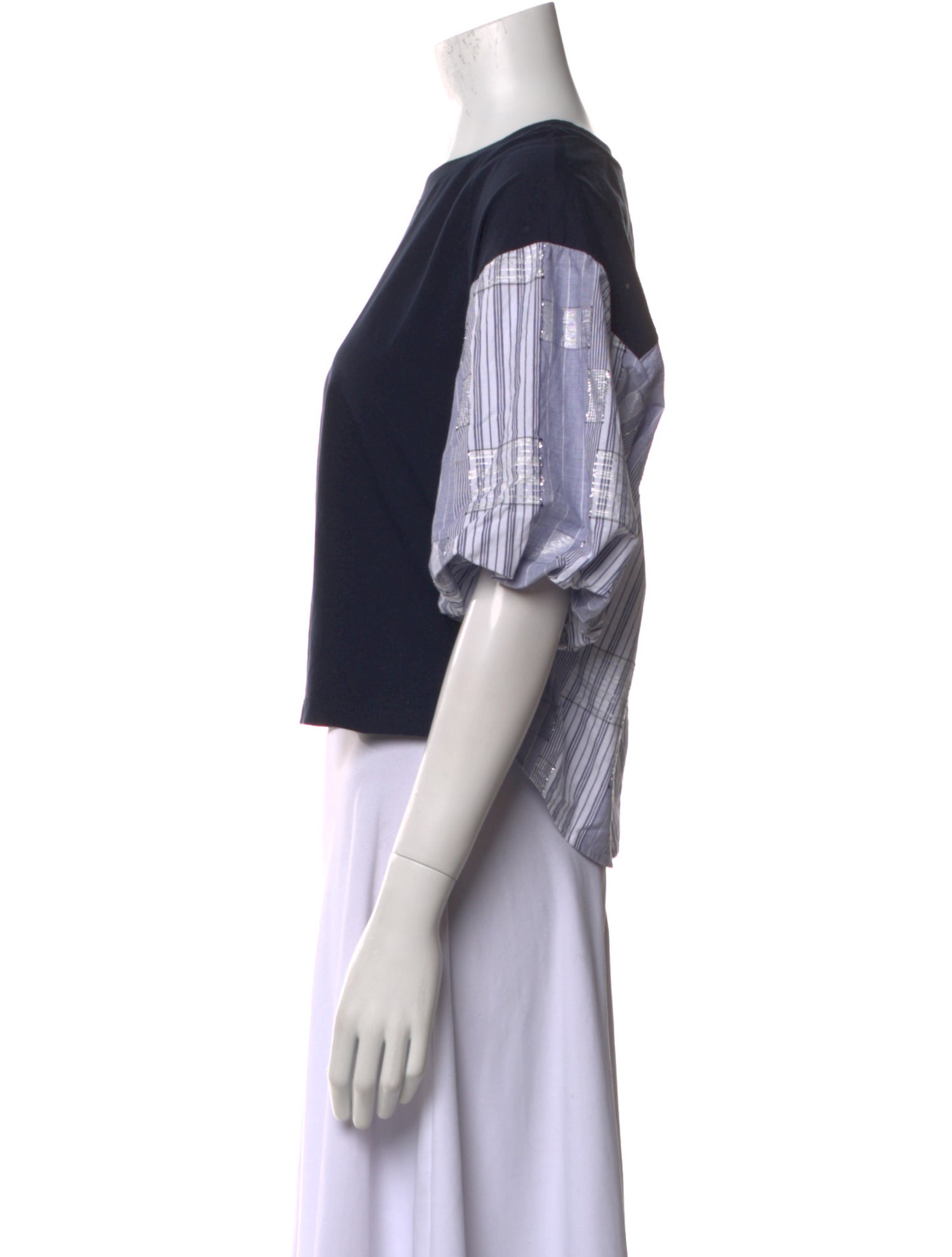 Ramy Brook Crew Neck Short Sleeve Crop Top w/ Tags