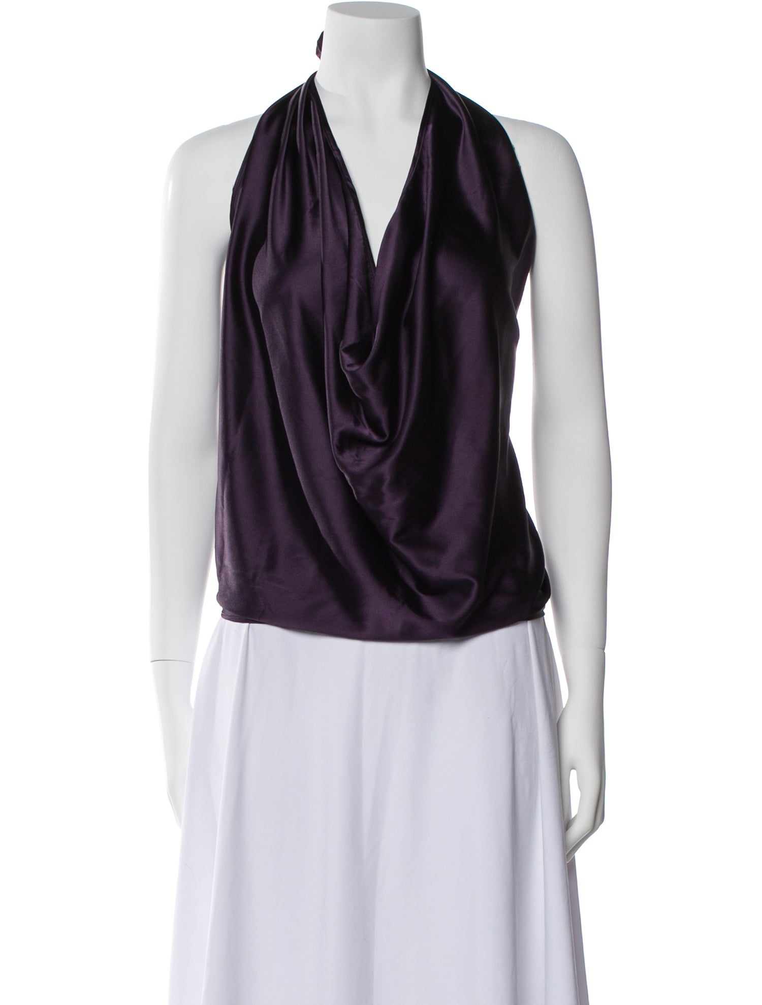 Ramy Brook Silk Cowl Neck Blouse