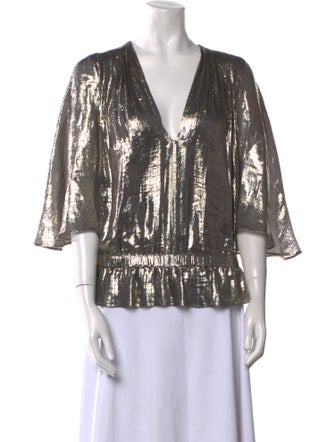 Ramy Brook Silk Printed Blouse