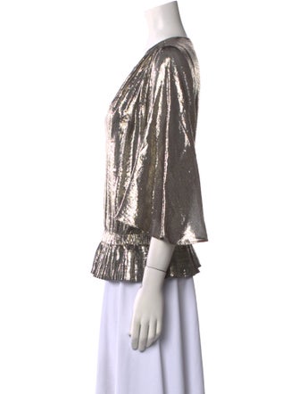 Ramy Brook Silk Printed Blouse