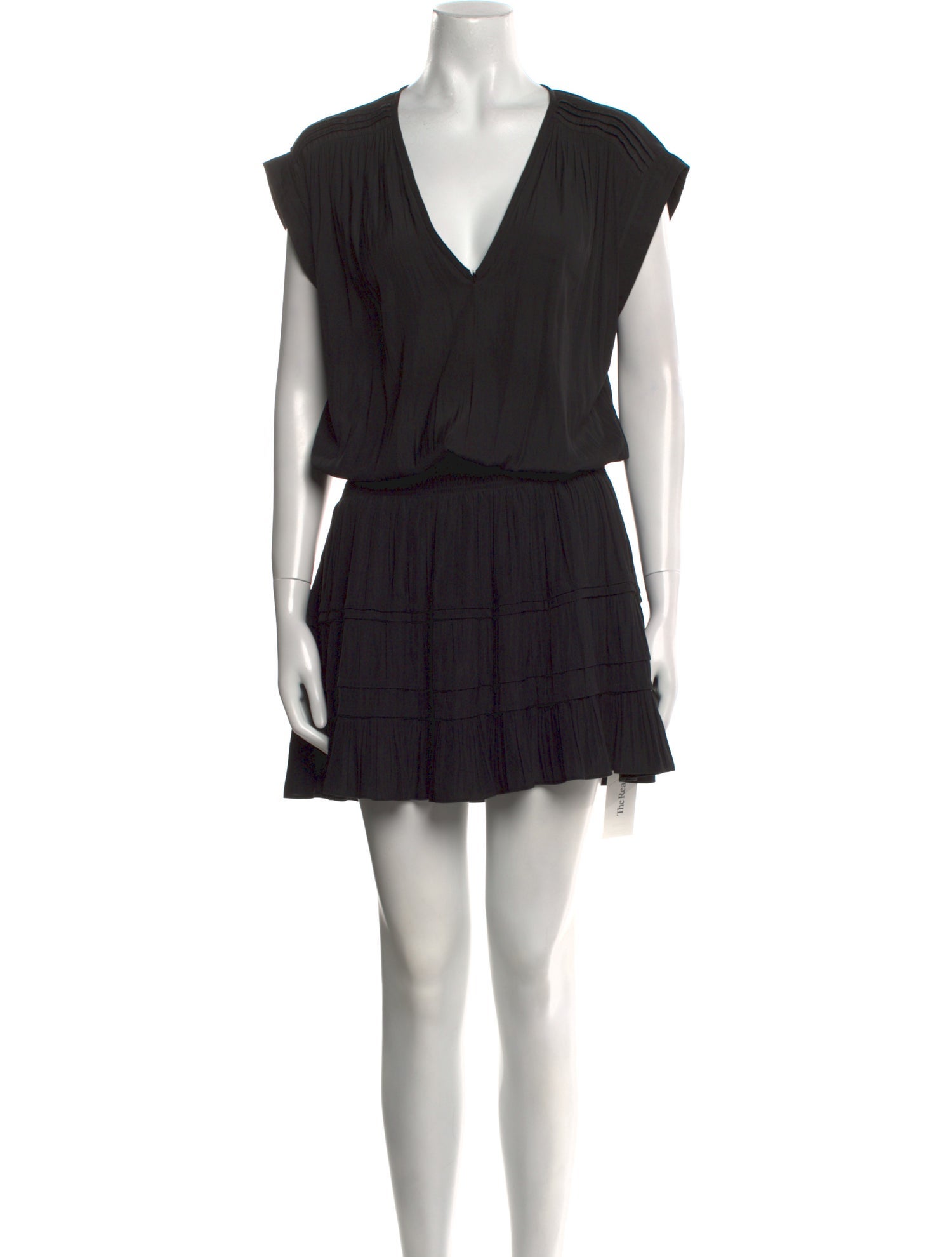 Ramy Brook V-Neck Knee-Length Dress