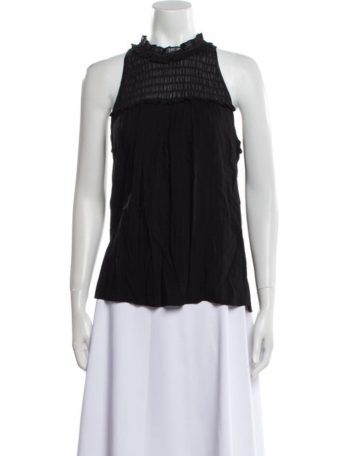 Ramy Brook Mock Neck Sleeveless Blouse