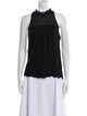 Ramy Brook Mock Neck Sleeveless Blouse
