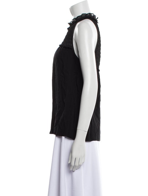 Ramy Brook Mock Neck Sleeveless Blouse