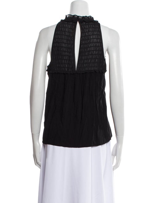 Ramy Brook Mock Neck Sleeveless Blouse