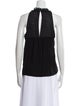 Ramy Brook Mock Neck Sleeveless Blouse