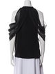 Ramy Brook Silk Crew Neck Blouse