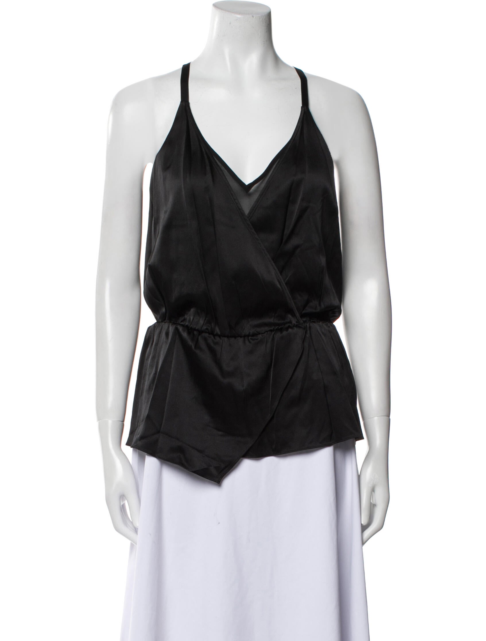 Ramy Brook Silk V-Neck Top