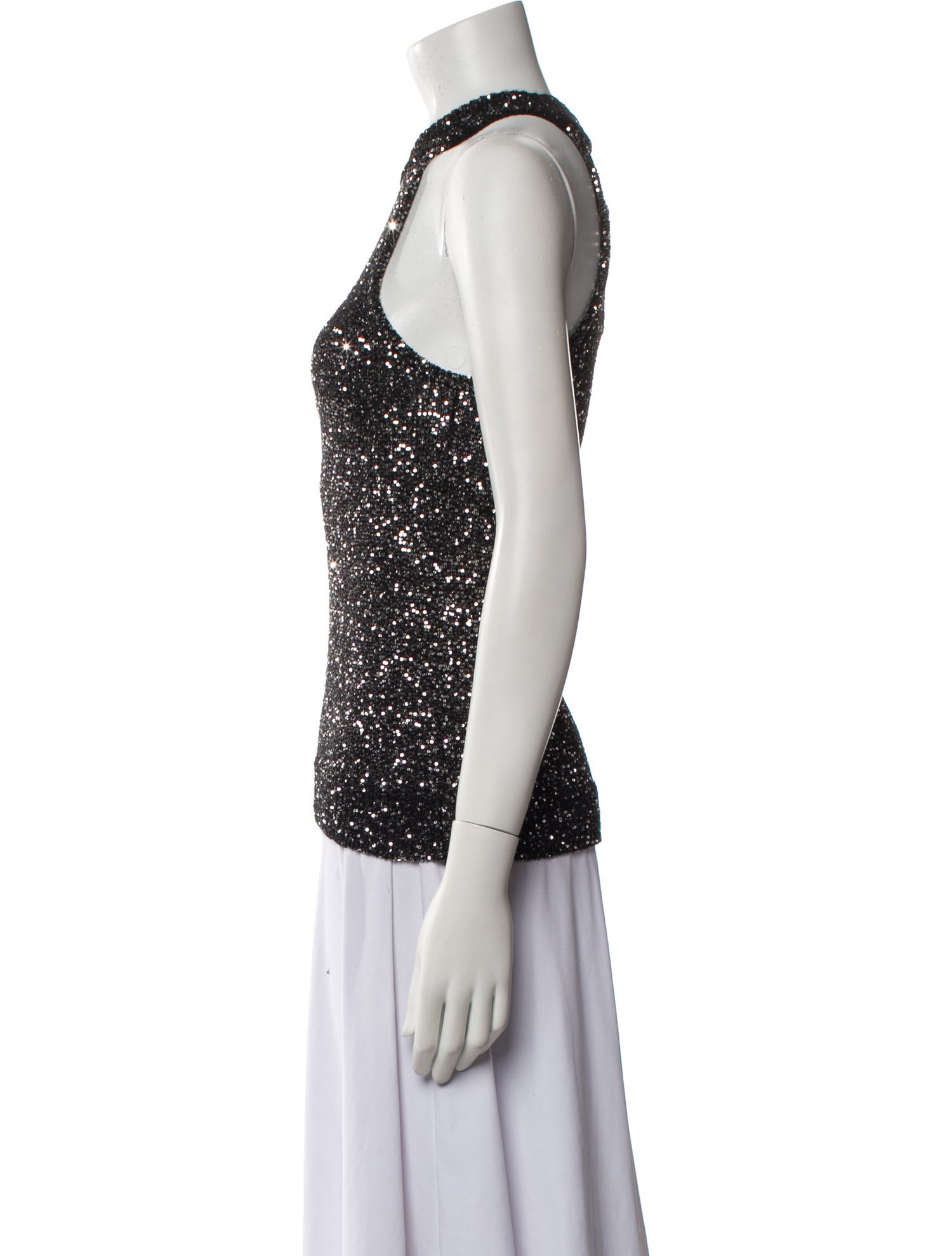 Ramy Brook Printed One-Shoulder Top w/ Tags