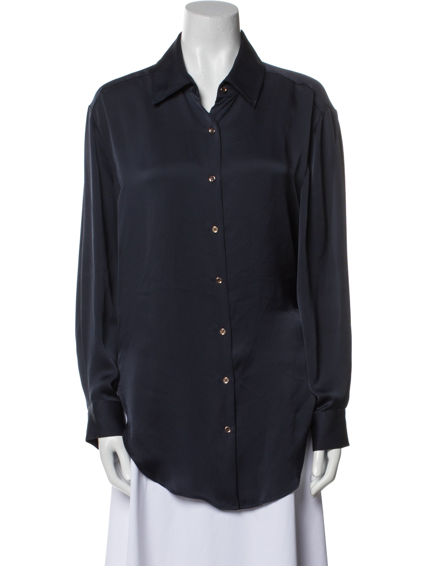 Ramy Brook Long Sleeve Button-Up Top