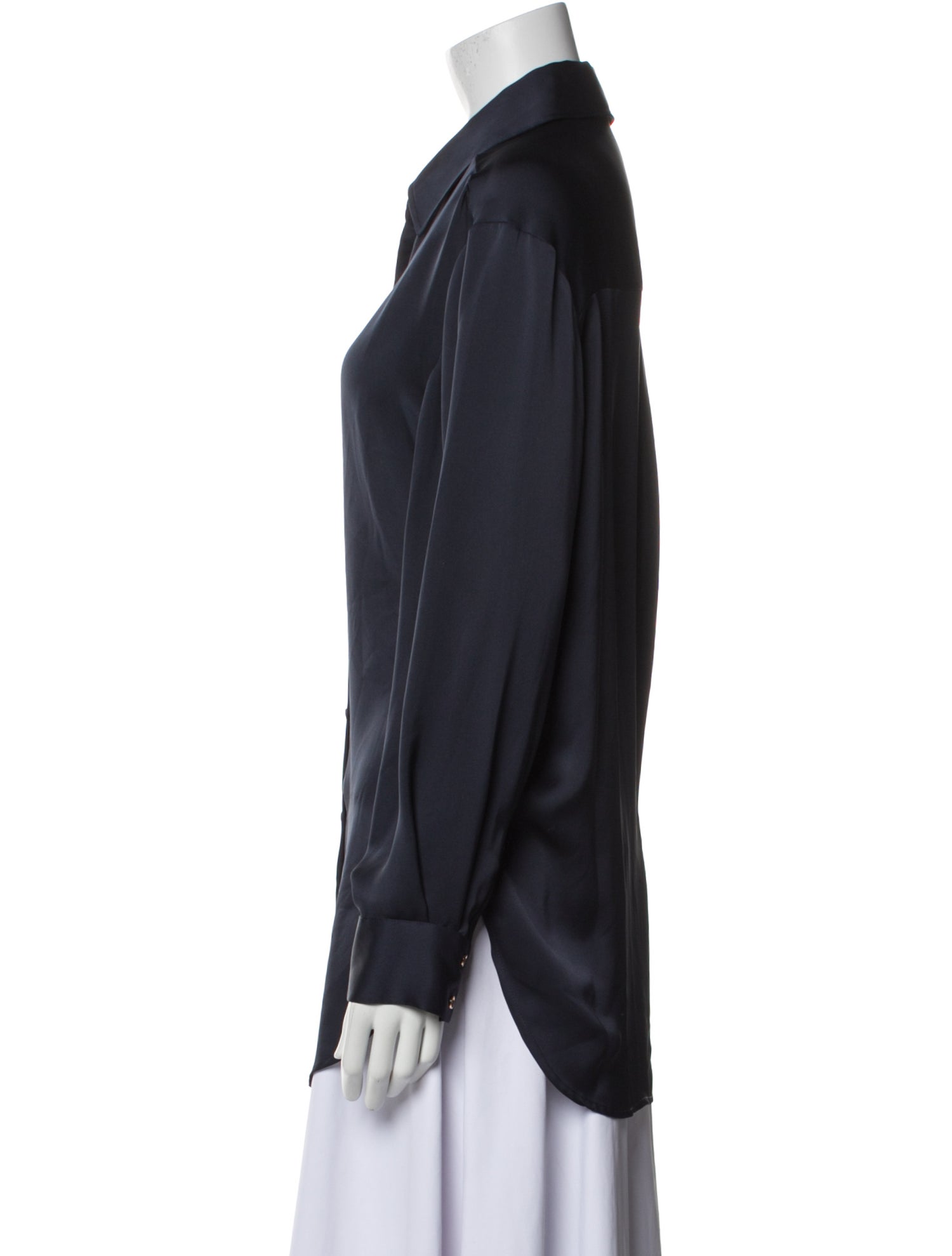 Ramy Brook Long Sleeve Button-Up Top