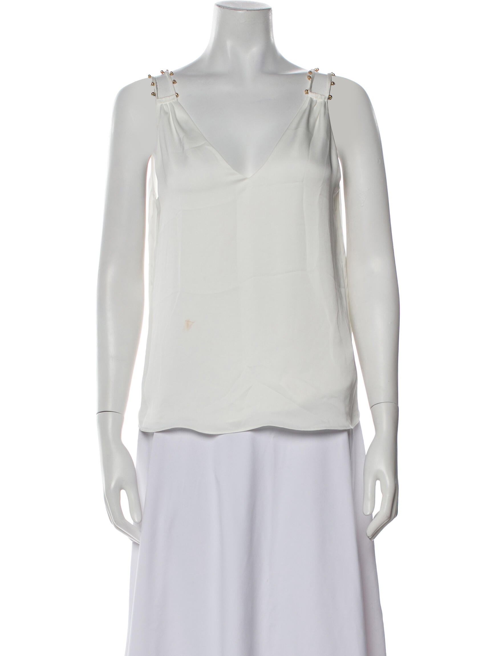 Ramy Brook V-Neck Sleeveless Blouse