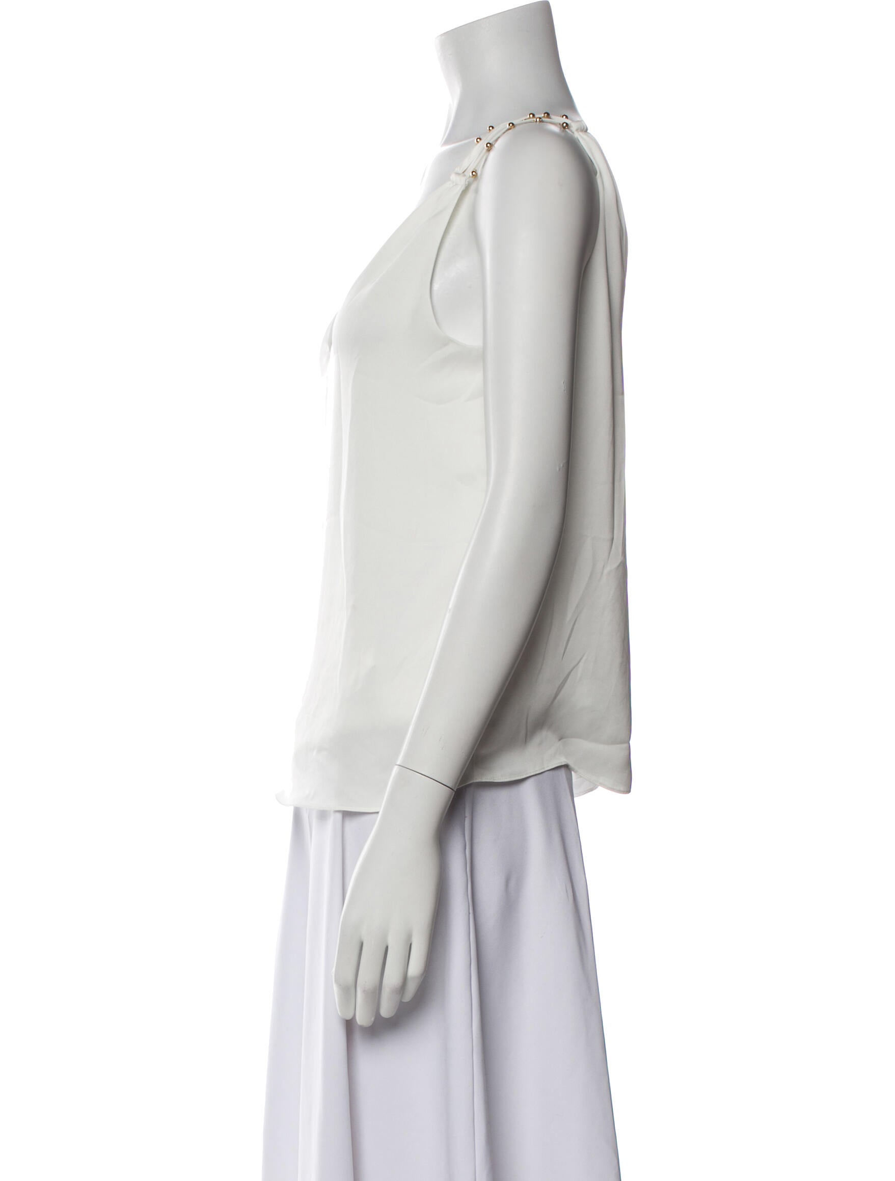 Ramy Brook V-Neck Sleeveless Blouse