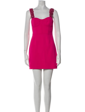 Ramy Brook Square Neckline Mini Dress