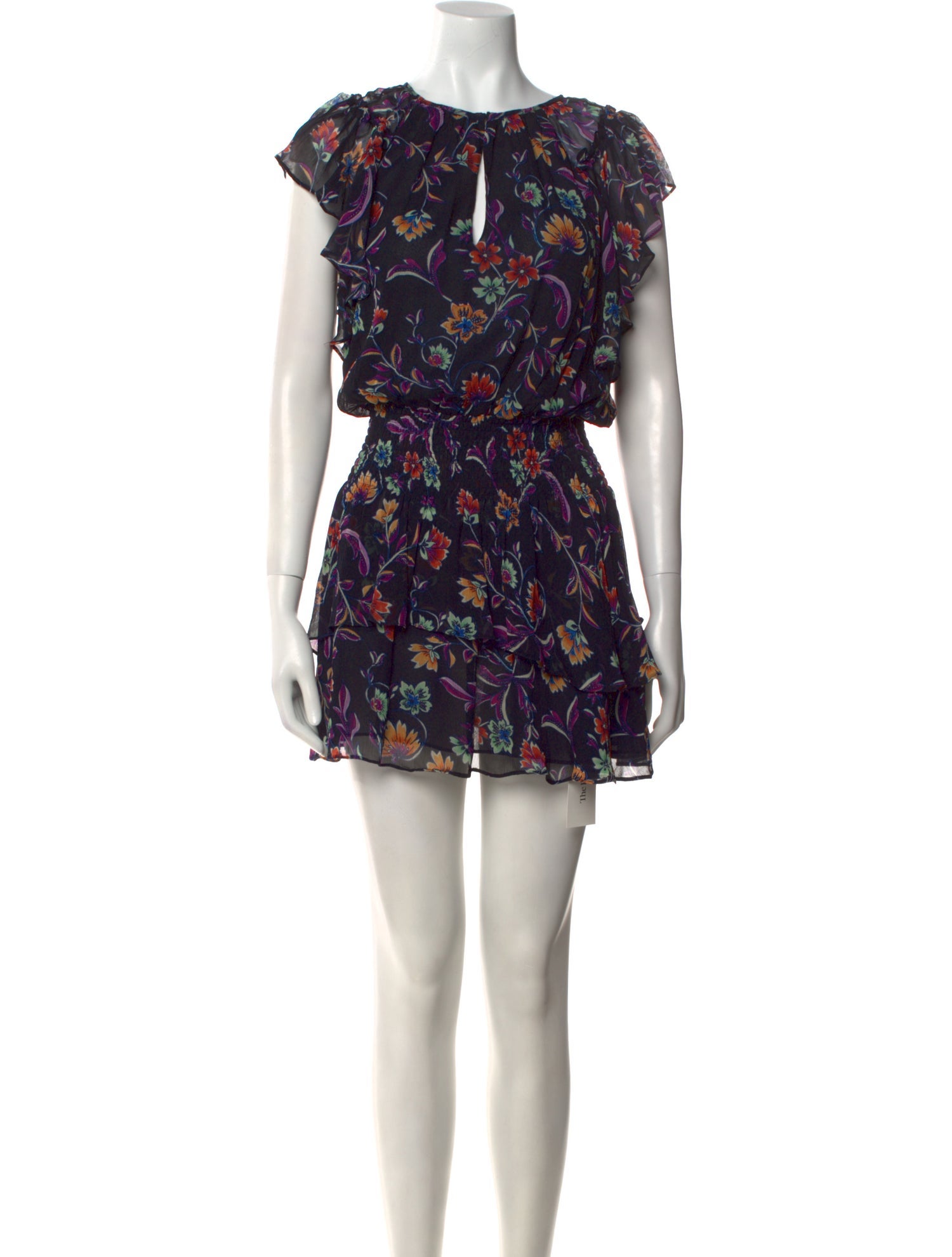 Ramy Brook Floral Print Mini Dress