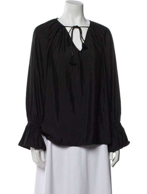 Ramy Brook V-Neck Long Sleeve Blouse