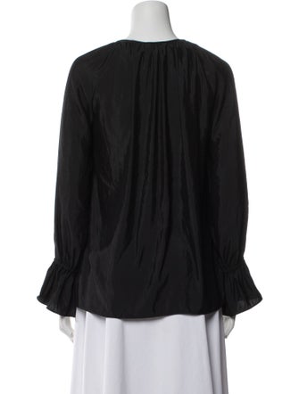 Ramy Brook V-Neck Long Sleeve Blouse