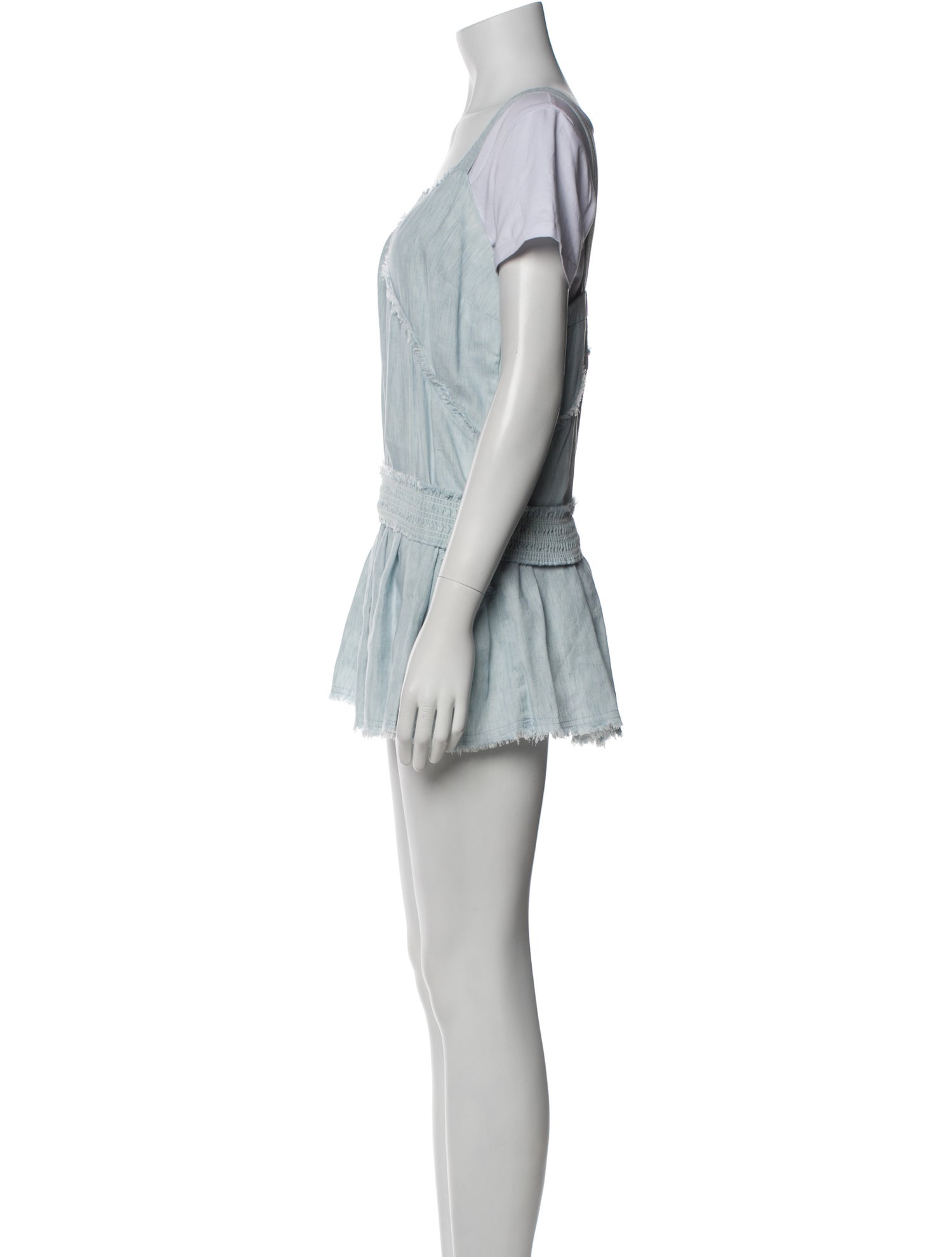 Ramy Brook Raw-Edge Trim Skirt Set