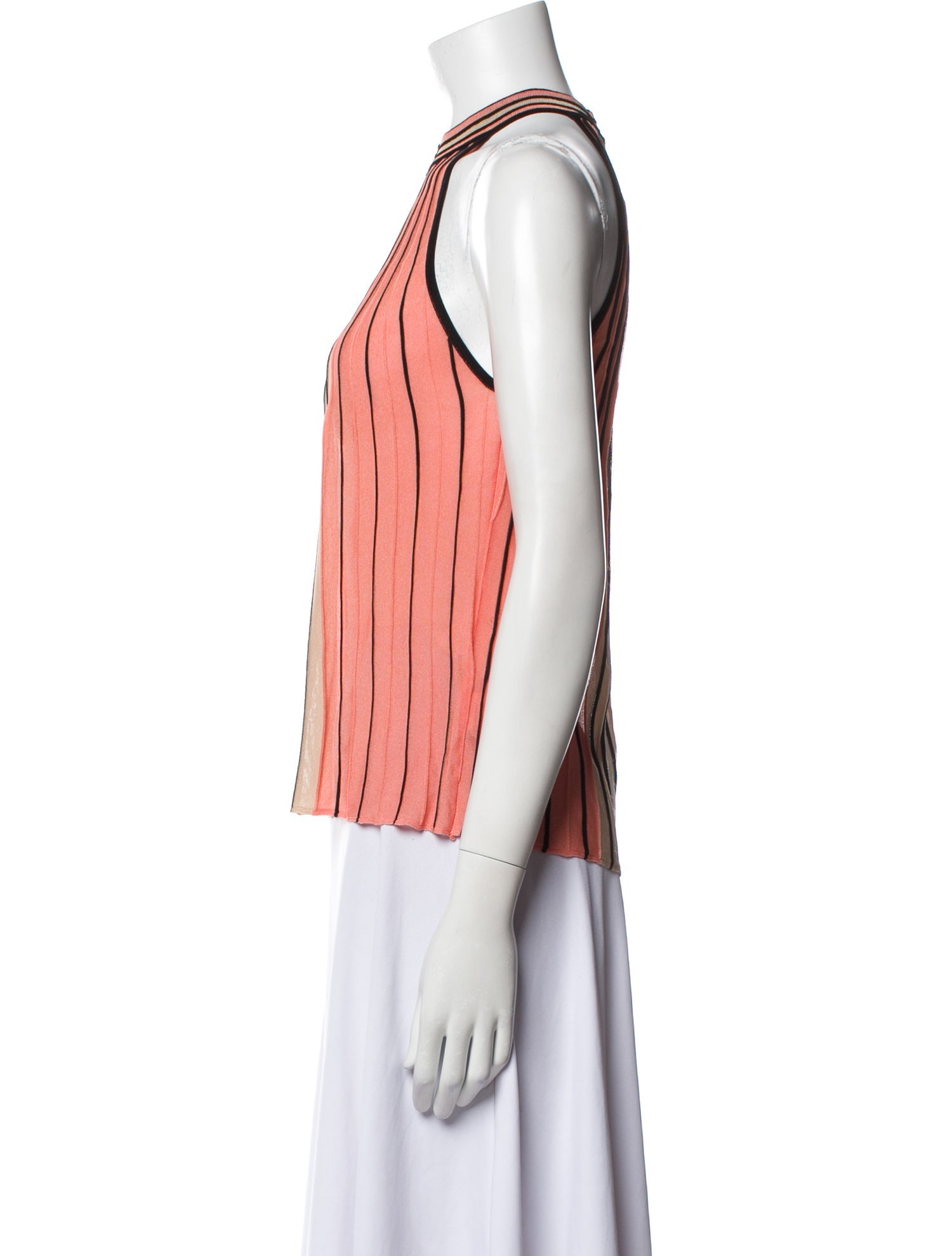 Ramy Brook Striped Halterneck Blouse