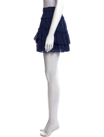 Ramy Brook Ruffle Embellishment Mini Skirt