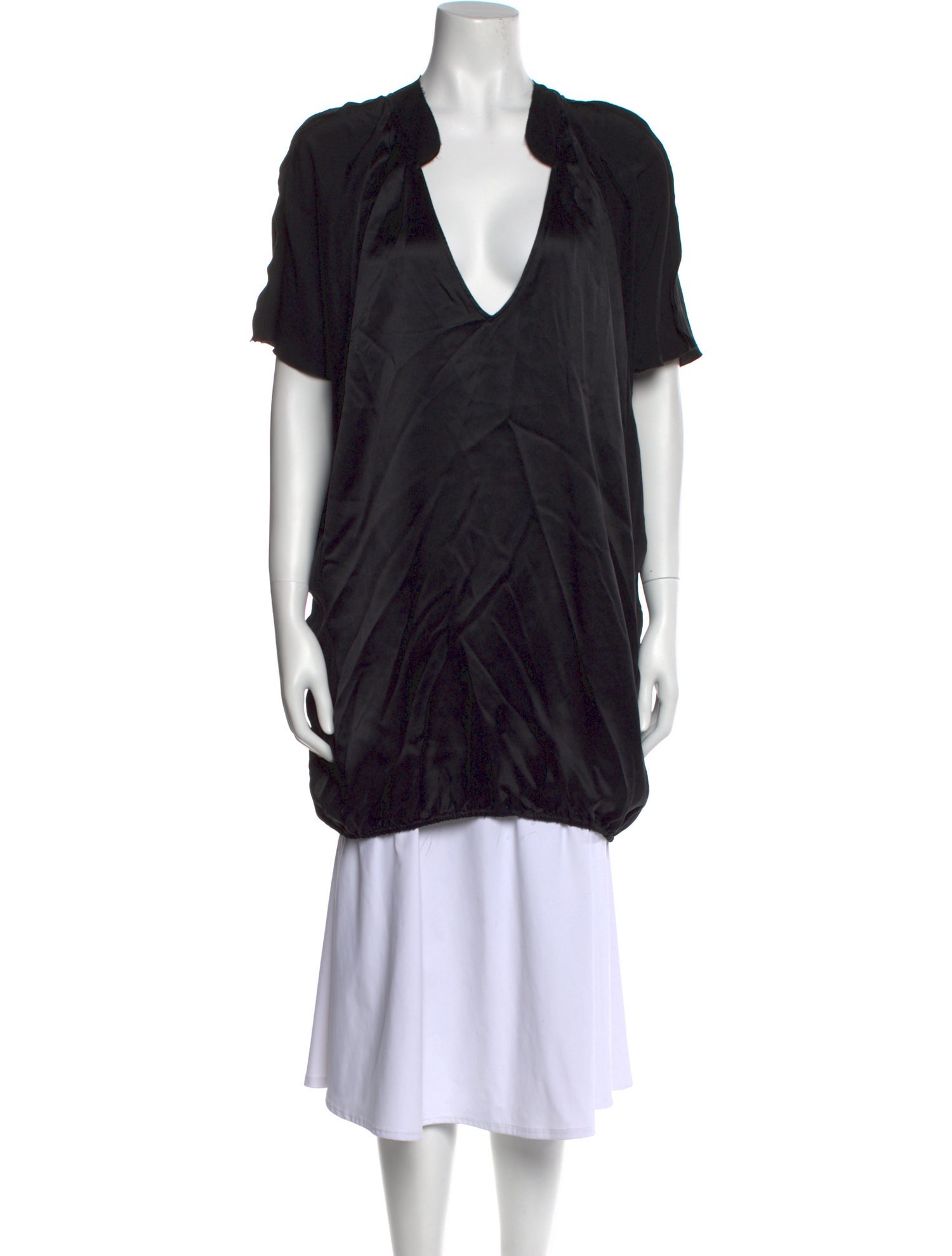 Ramy Brook V-Neck Short Sleeve Tunic