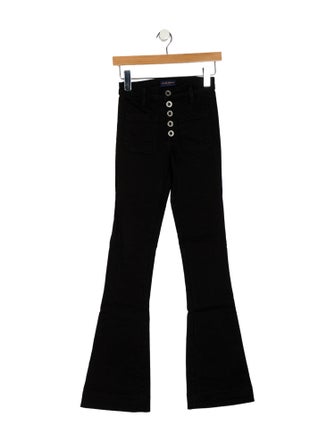 Ramy Brook Mid-Rise Wide Leg Jeans
