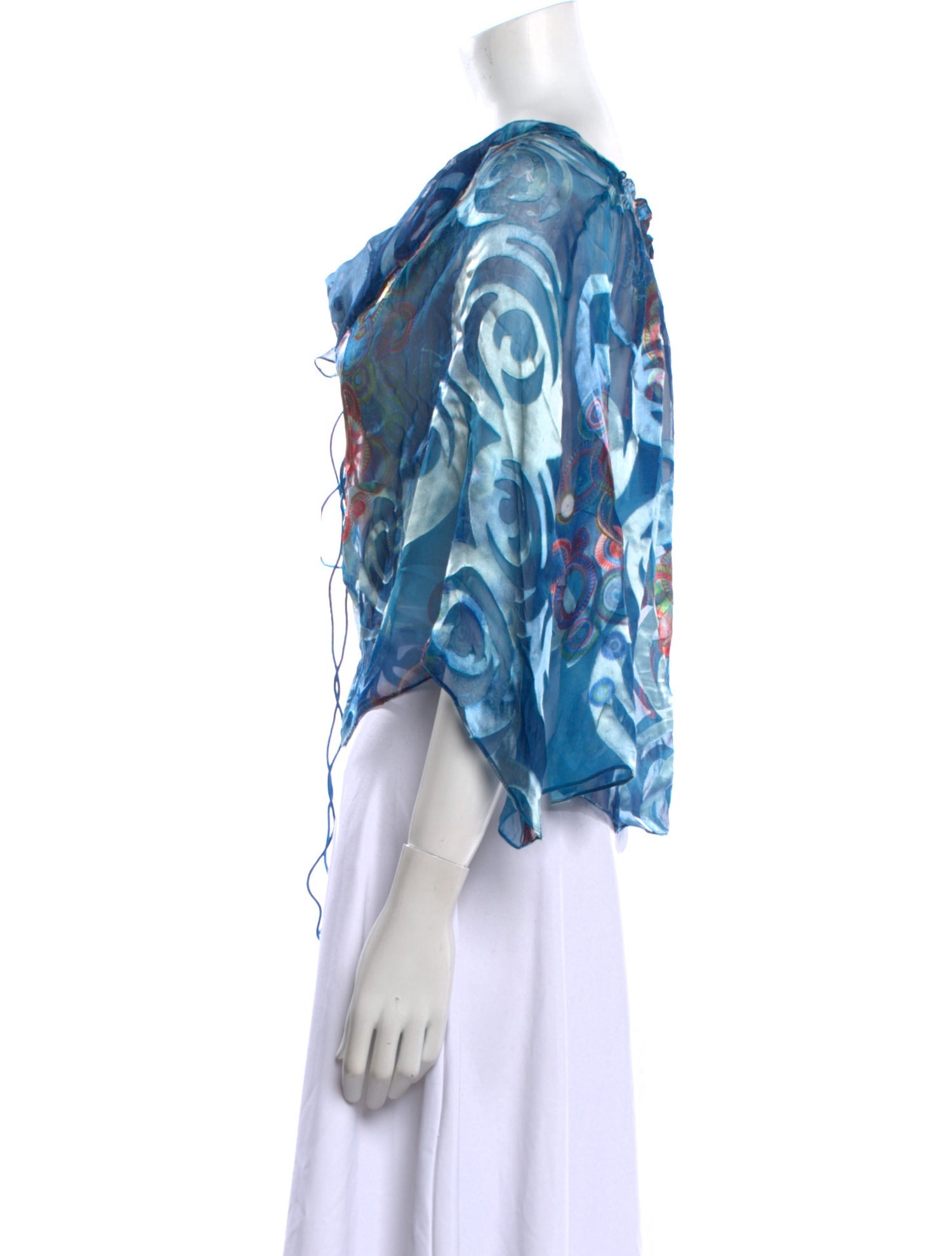 Ramy Brook Silk Floral Print Blouse
