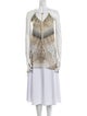 Ramy Brook Animal Print V-Neck Tunic