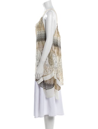 Ramy Brook Animal Print V-Neck Tunic