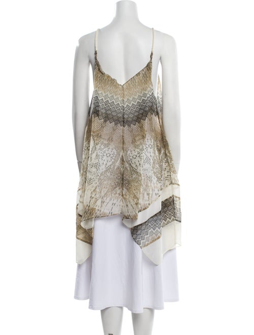 Ramy Brook Animal Print V-Neck Tunic