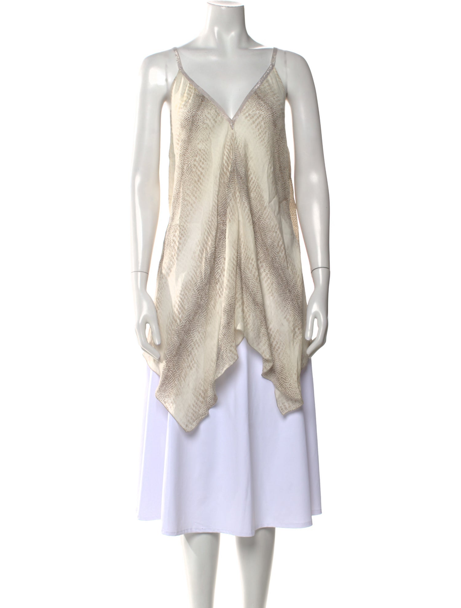 Ramy Brook Silk Animal Print Tunic