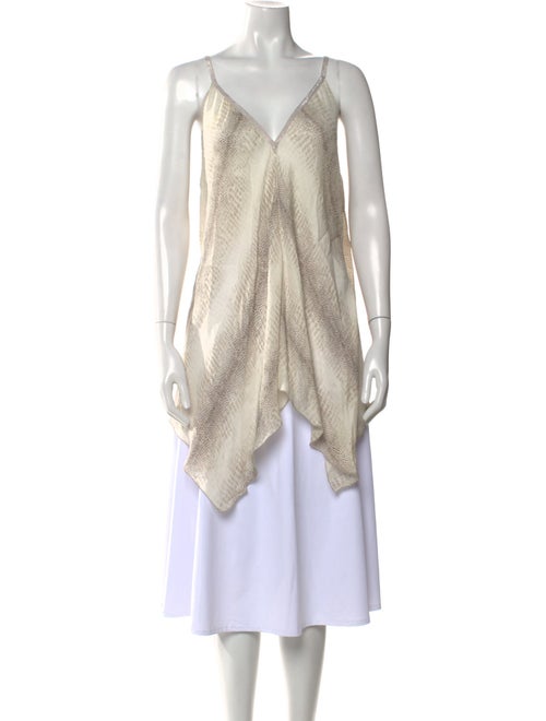 Ramy Brook Silk Animal Print Tunic