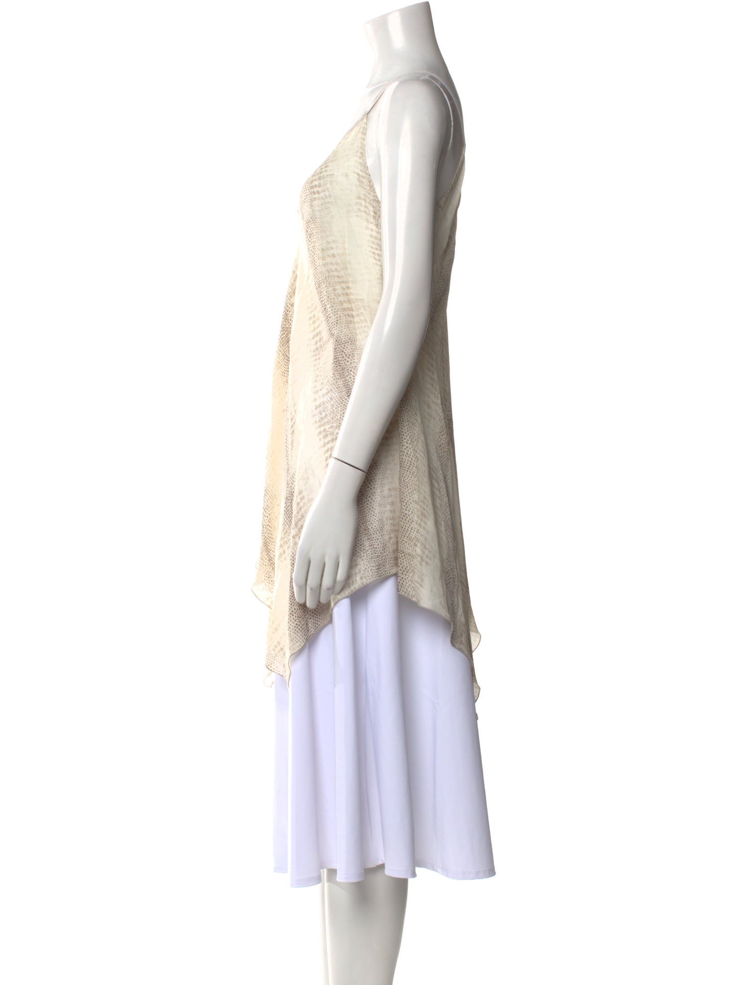 Ramy Brook Silk Animal Print Tunic