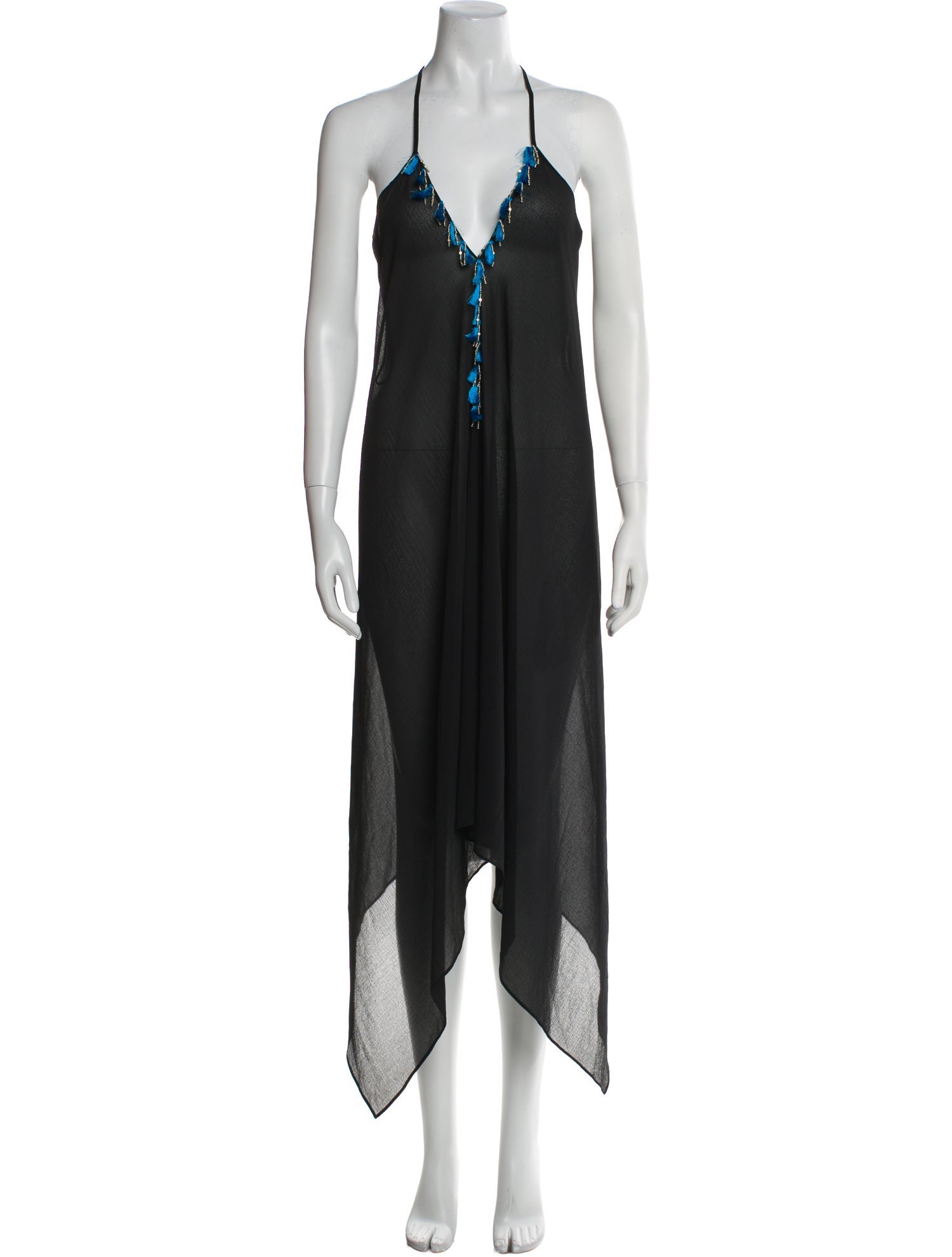 Ramy Brook Tassel Accents Cover-Up w/ Tags