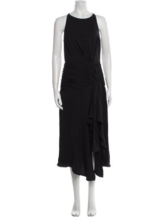 Ramy Brook Crew Neck Long Dress