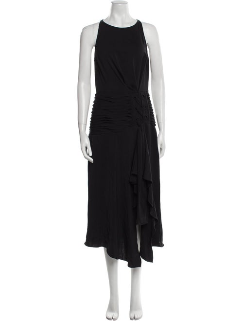 Ramy Brook Crew Neck Long Dress