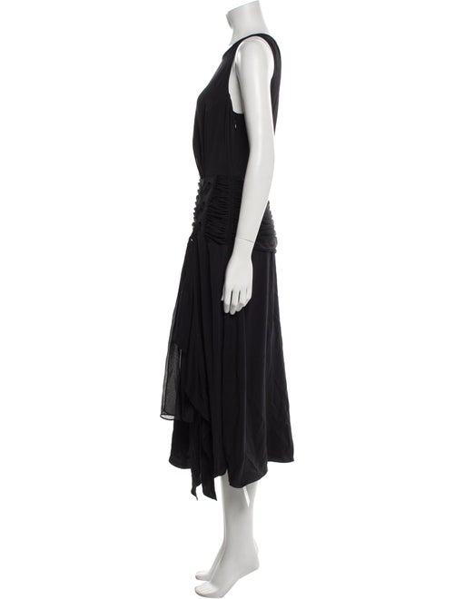Ramy Brook Crew Neck Long Dress