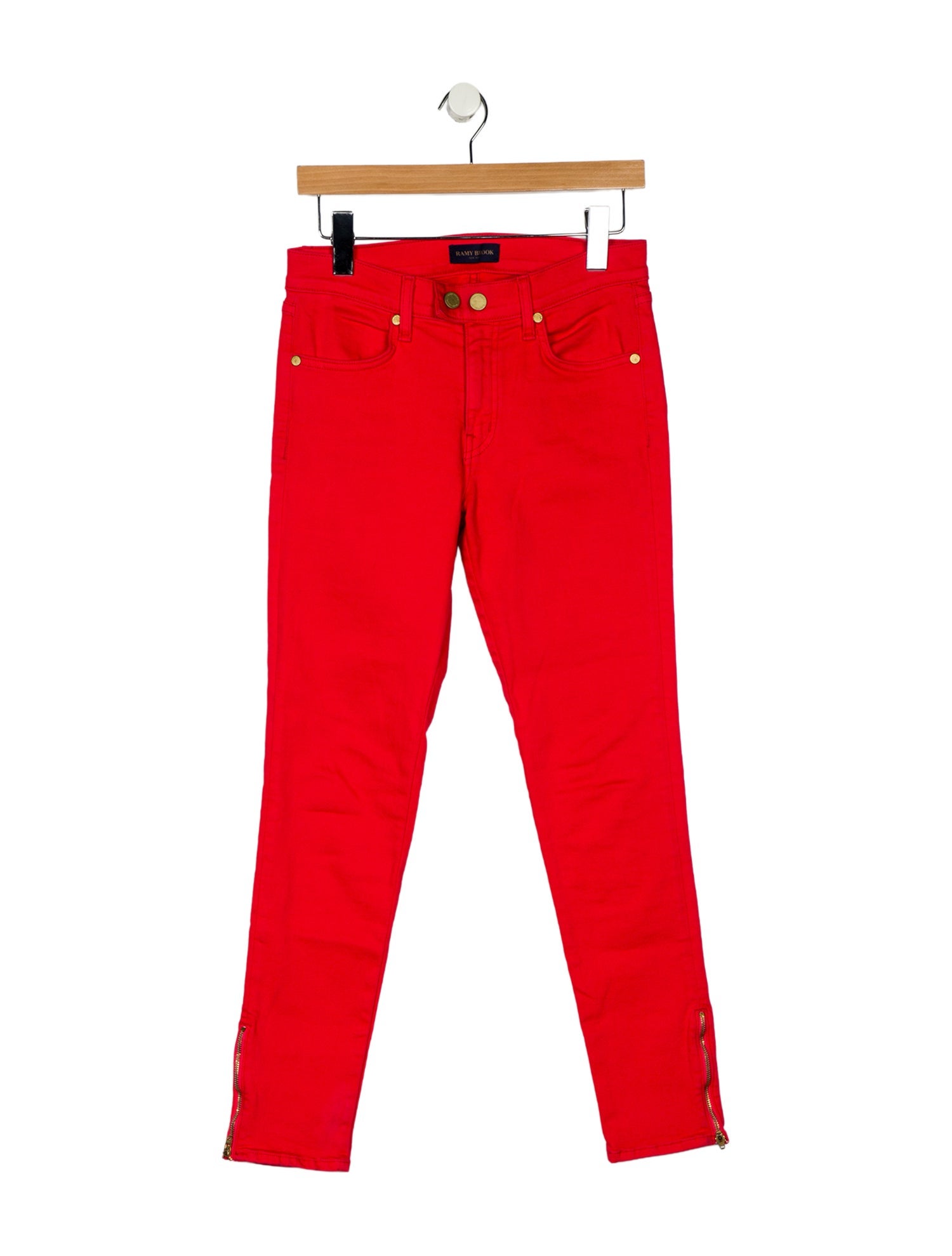 Ramy Brook Mid-Rise Skinny Leg Jeans