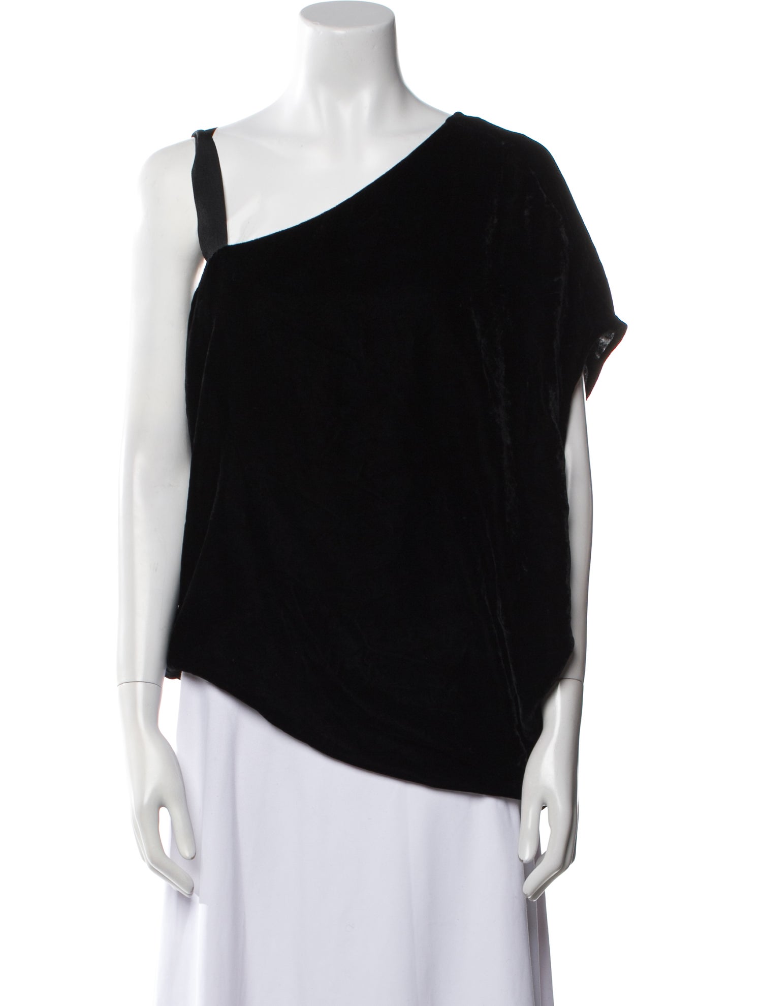 Ramy Brook One-Shoulder Short Sleeve Top