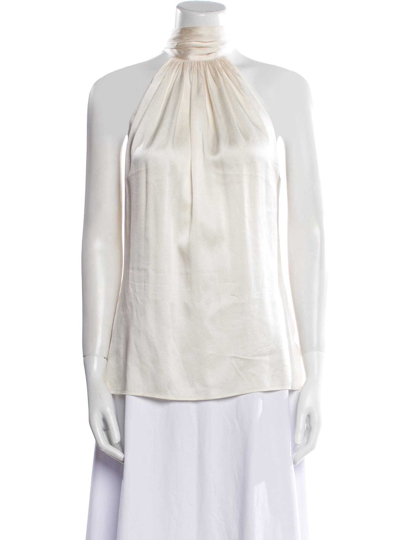 Ramy Brook Silk Halterneck Blouse