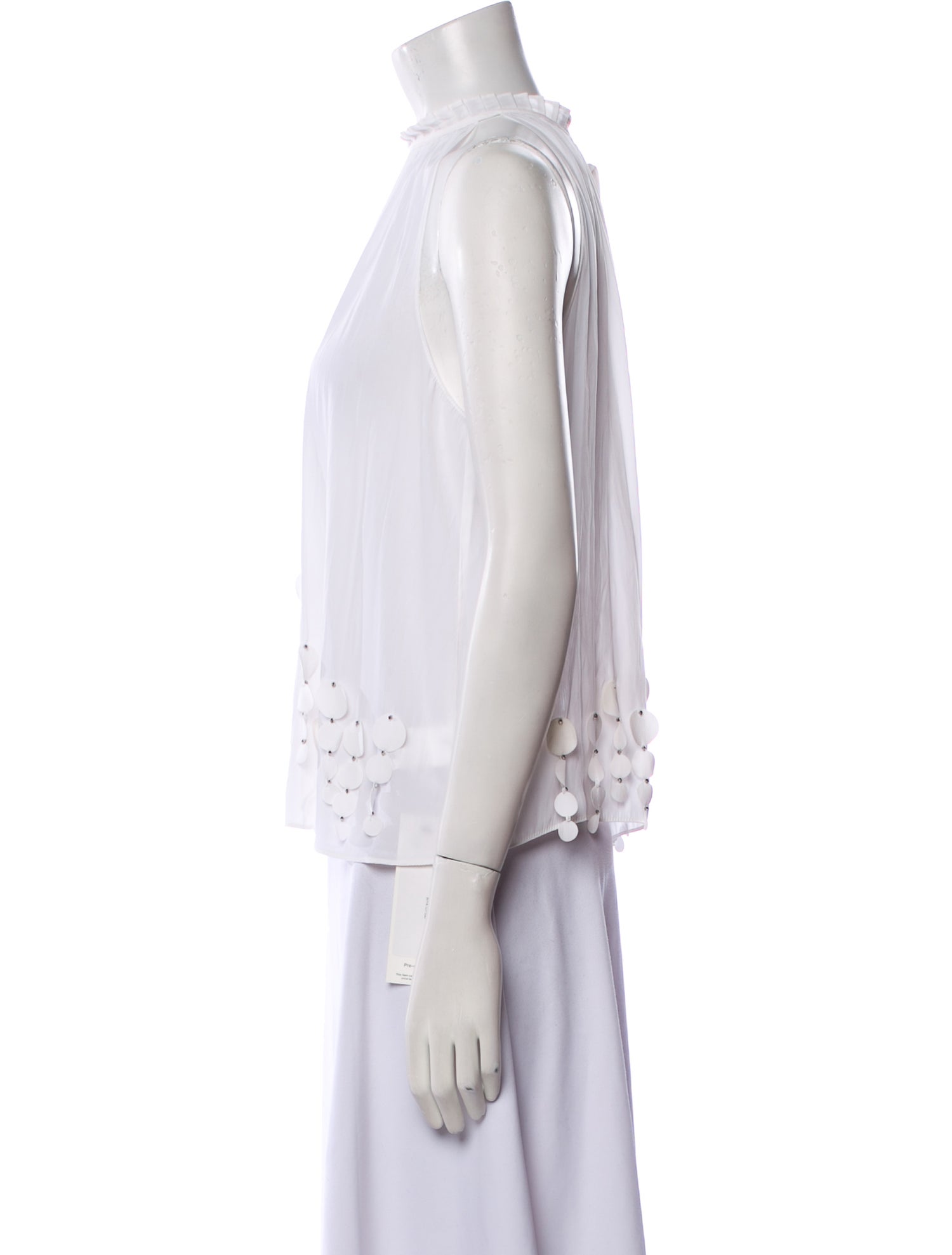 Ramy Brook Mock Neck Sleeveless Blouse w/ Tags