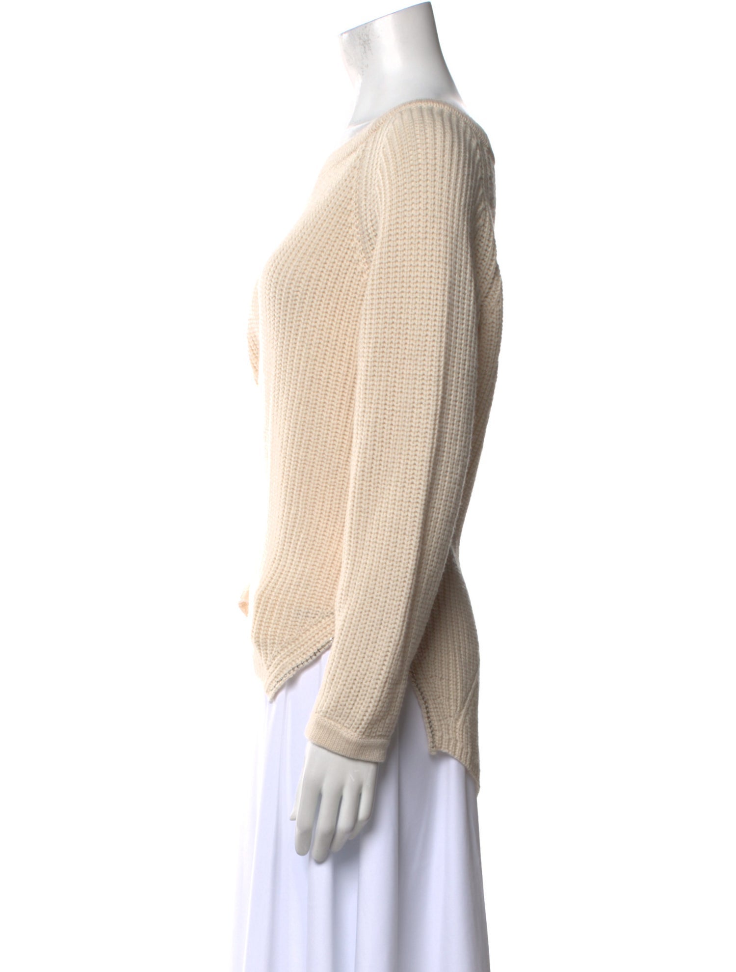 Ramy Brook Merino Wool Bateau Neckline Sweater