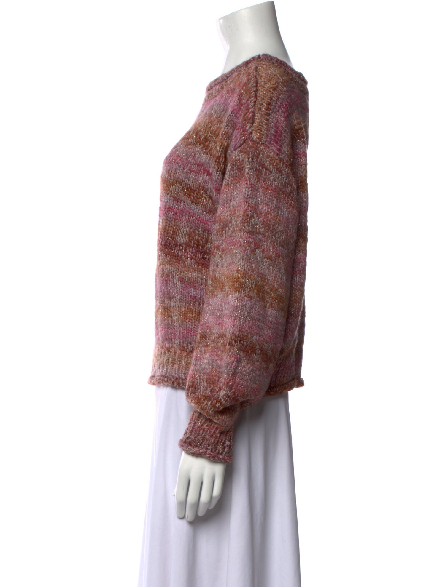 Ramy Brook Striped Bateau Neckline Sweater