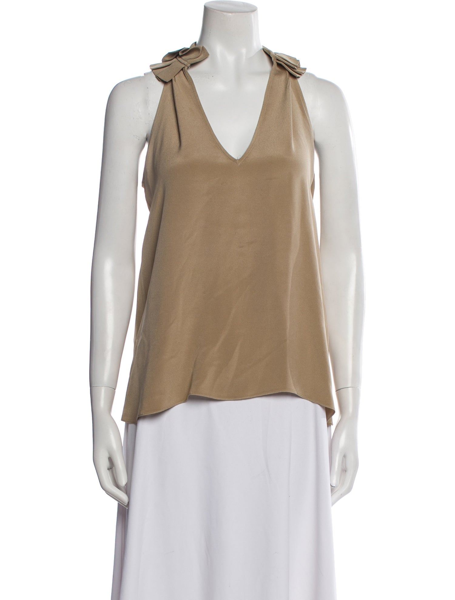 Ramy Brook Silk V-Neck Blouse