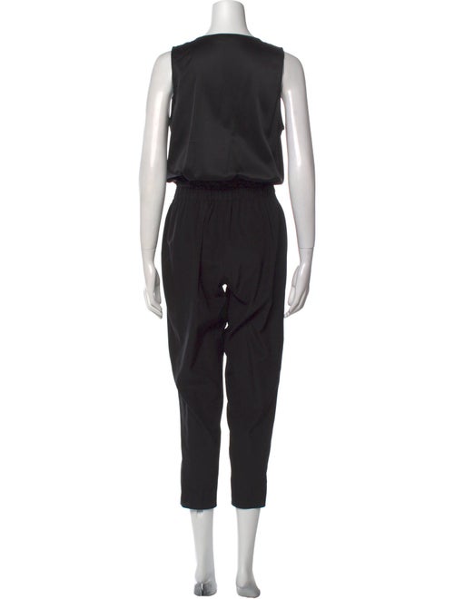 Ramy Brook Silk Plunge Neckline Jumpsuit