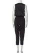Ramy Brook Silk Plunge Neckline Jumpsuit