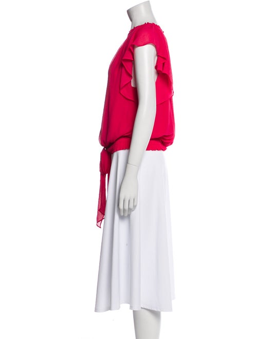 Ramy Brook V-Neck Short Sleeve Top