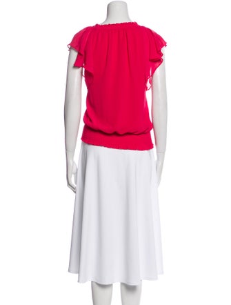 Ramy Brook V-Neck Short Sleeve Top